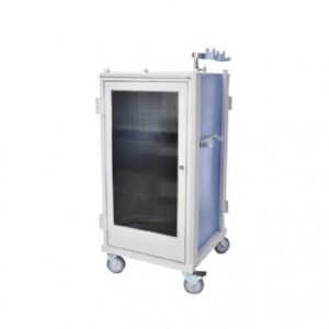 Carro para endoscopía cerrado