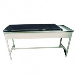 Mesa de 150 cm para atención a recién nacidos esmaltada