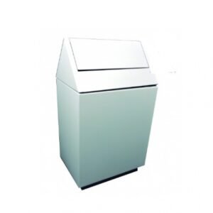 Bote de campana de acero esmaltado de 40 x 28 x 68 cm