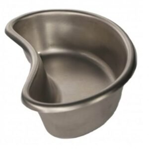 Riñón de 500 ml, 21 cm x 9.5 cm x 5 cm.